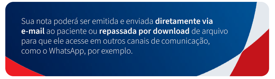 banner sobre a emissão da nota fiscal 