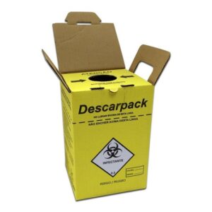 Coletor de Material Perfurocortante 3L, da Descarpack.