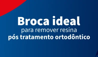 Qual broca é ideal para remover resina do aparelho ortodôntico?