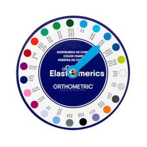 Mostruário de Cores Elastomerics Orthometric.