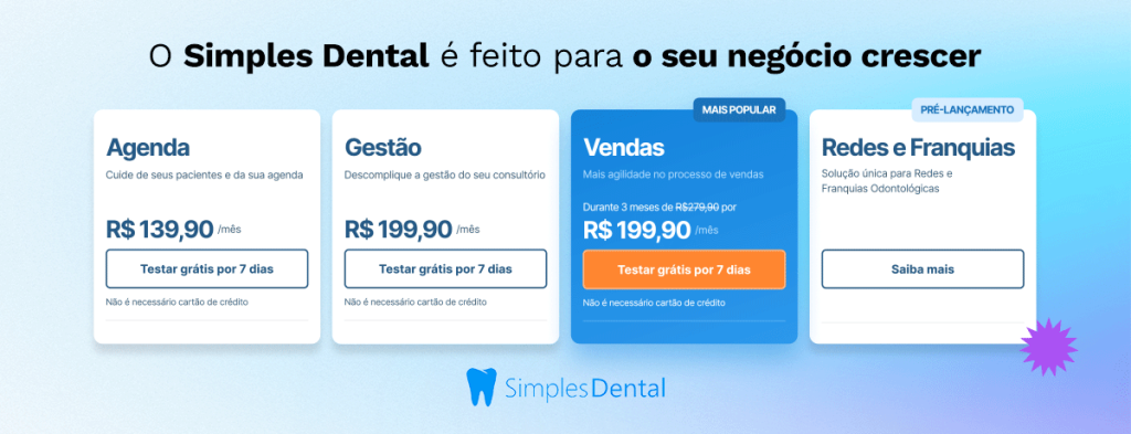 Software Odontológico com Odontograma - Simples Agenda