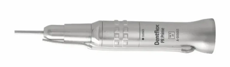 Imagem de uma broca de perfuração odontológica Dentflex Re Micro 1001, usada por dentistas para procedimentos precisos e eficientes de tratamentos dentários.