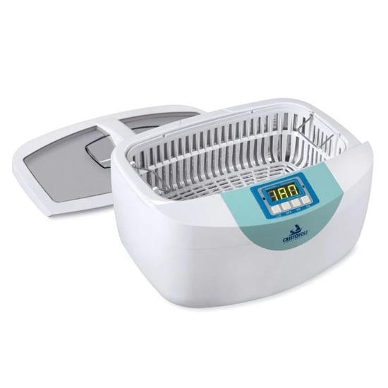 Imagem de uma lavadora ultrassônica da Cristófoli, utilizada para limpeza por meio de cavitação.