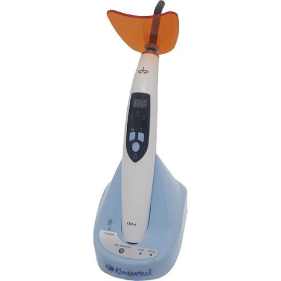 Imagem de um fotopolimerizador LED-6 - Kondentech. Bivolt sem fio. Com Radiômetro.